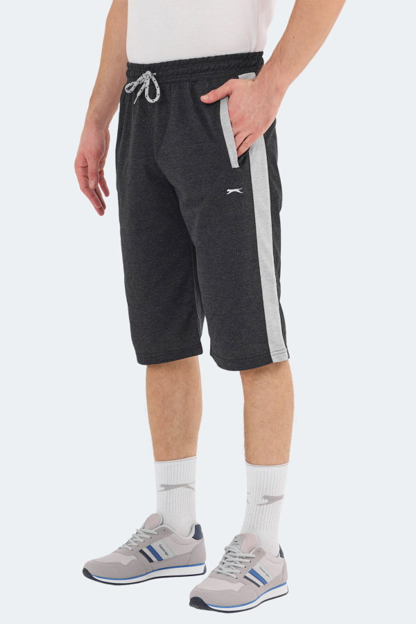 Slazenger NARAYAN 2 Lİ SET Erkek Siyah - Gri Şort