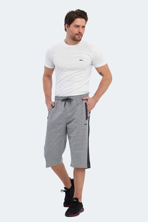 Slazenger NARAYAN 2 Lİ SET Erkek Siyah - Gri Şort
