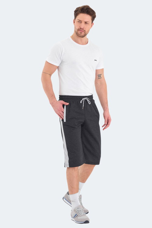 Slazenger NARAYAN 2 Lİ SET Erkek Siyah - Gri Şort
