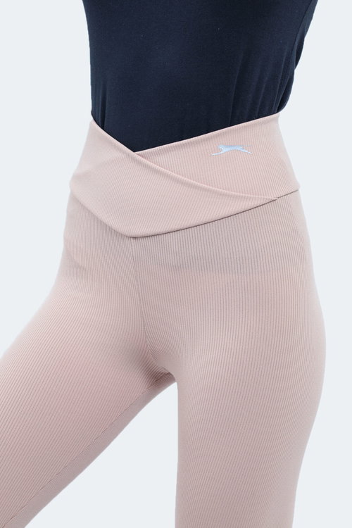 Slazenger NATALIE KTN Kadın Yüksek Bel Bej Tayt