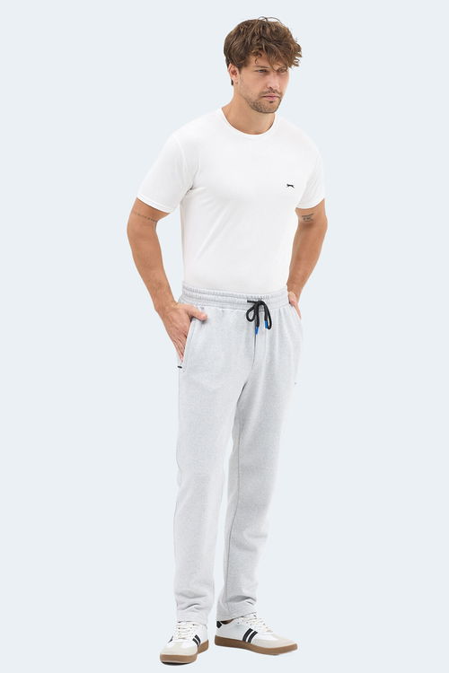 Slazenger NAUM I Erkek Cepli Gri Eşofman Altı