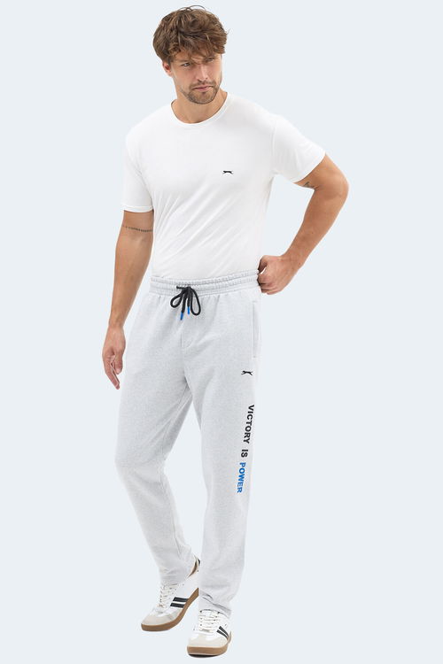 Slazenger NAUM I Erkek Cepli Gri Eşofman Altı