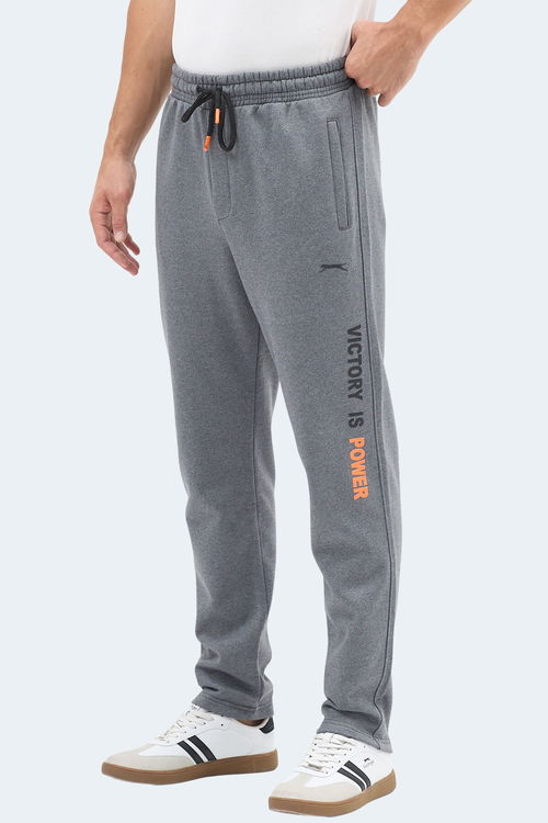 Slazenger NAUM I Erkek Cepli Koyu Gri Eşofman Altı