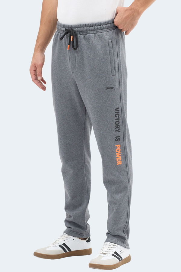 Slazenger NAUM I Erkek Cepli Koyu Gri Eşofman Altı