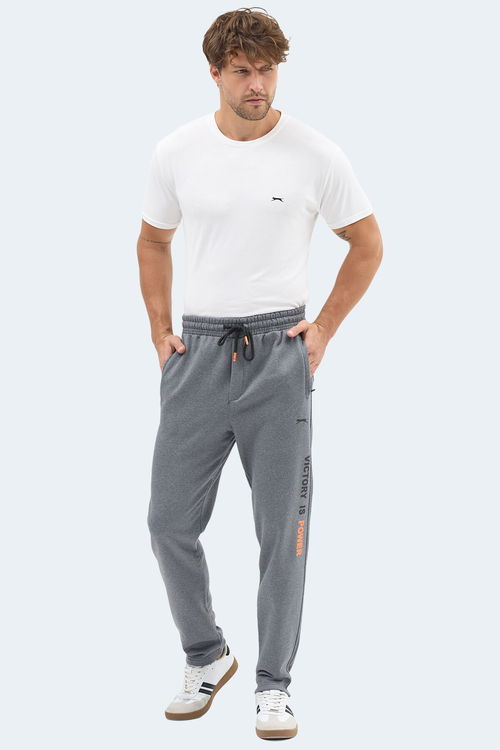 Slazenger NAUM I Erkek Cepli Koyu Gri Eşofman Altı