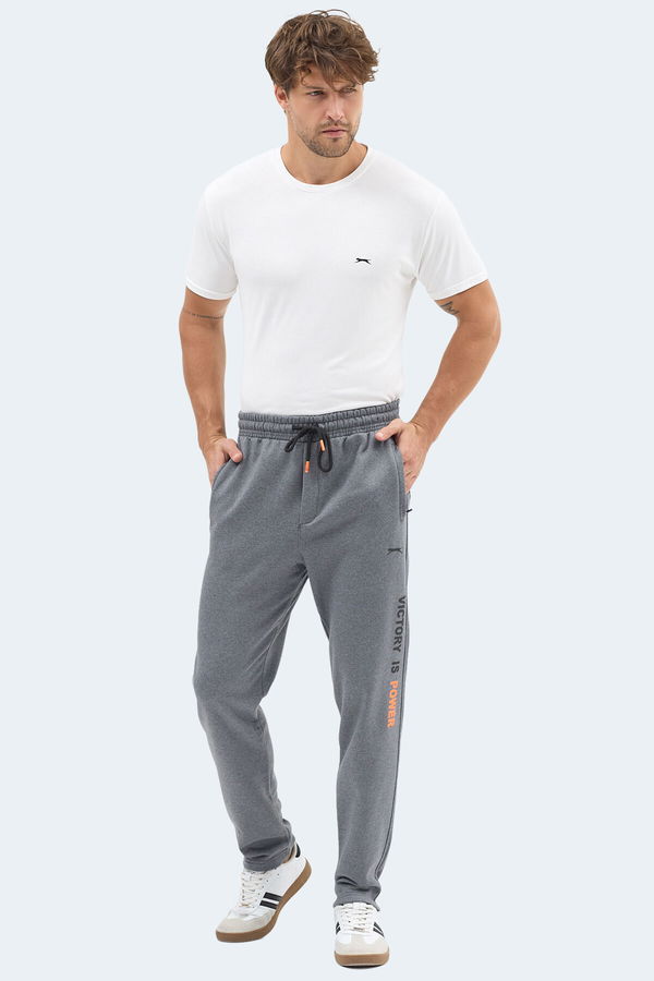 Slazenger NAUM I Erkek Cepli Koyu Gri Eşofman Altı