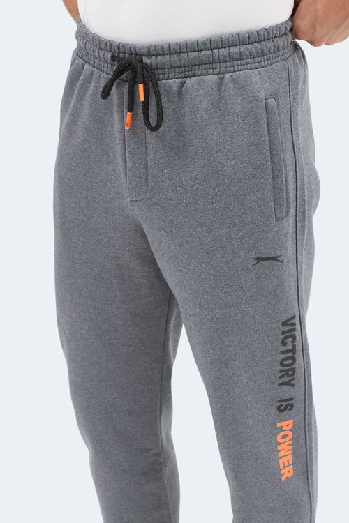 Slazenger NAUM I Erkek Cepli Koyu Gri Eşofman Altı