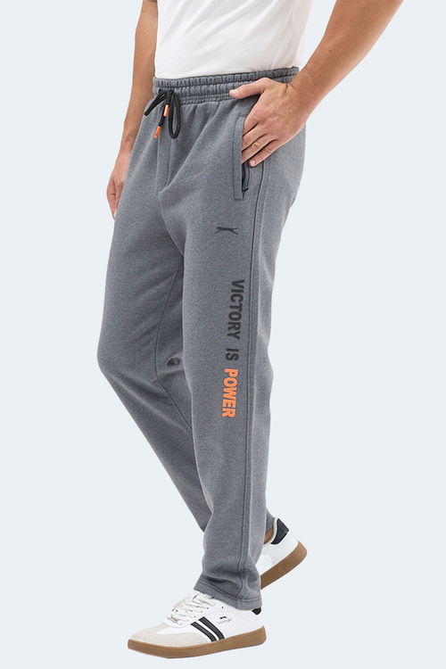 Slazenger NAUM I Erkek Cepli Koyu Gri Eşofman Altı