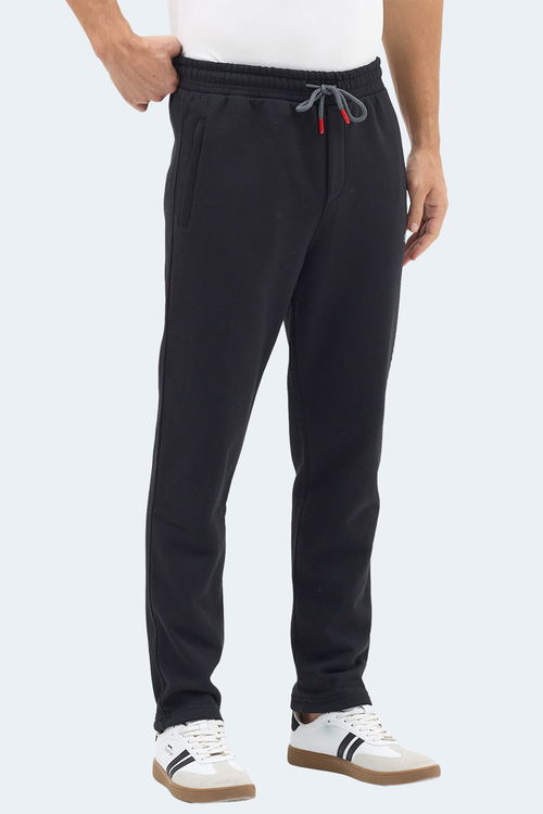 Slazenger NAUM I Erkek Cepli Siyah Eşofman Altı