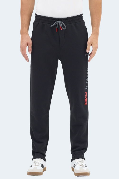 Slazenger NAUM I Erkek Cepli Siyah Eşofman Altı