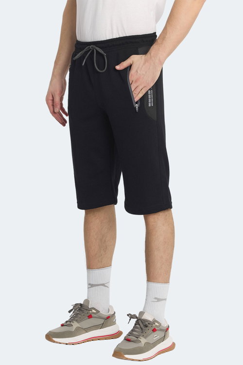 Slazenger NEACEL 2 Lİ SET Erkek Siyah - Lacivert Şort