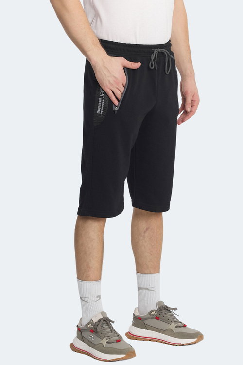 Slazenger NEACEL 2 Lİ SET Erkek Siyah - Lacivert Şort