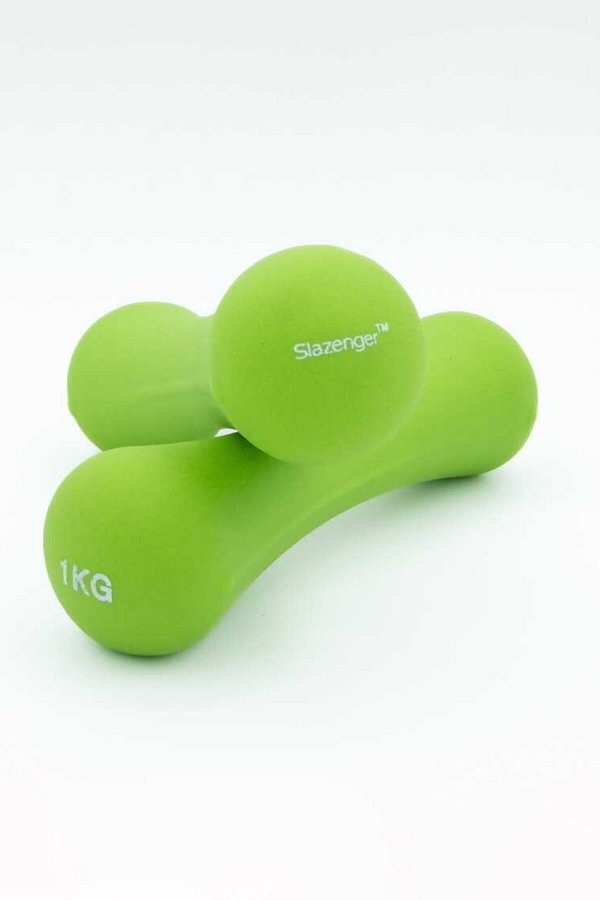 Slazenger Neopren Dambıl 1KG + 1KG Unisex STD Dambıllar Ve Ağırlık Setleri