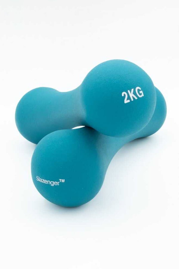 Slazenger Neopren Dambıl 2KG + 2KG Unisex STD Dambıllar Ve Ağırlık Setleri