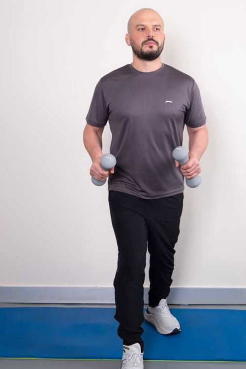 Slazenger Neopren Dambıl 3KG + 3KG Unisex STD Dambıllar Ve Ağırlık Setleri