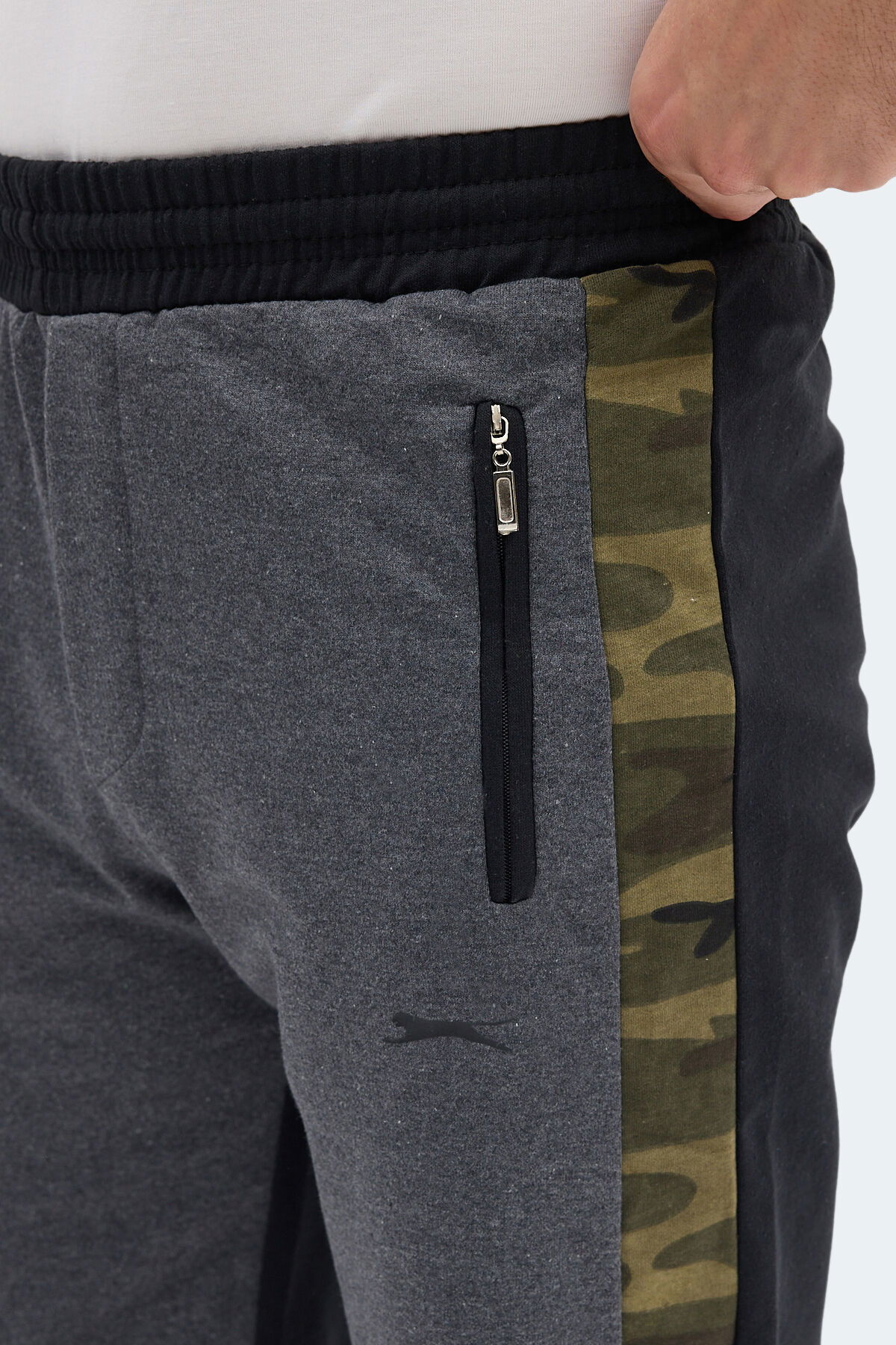 Slazenger NERO I Erkek Koyu Gri Şort - Thumbnail