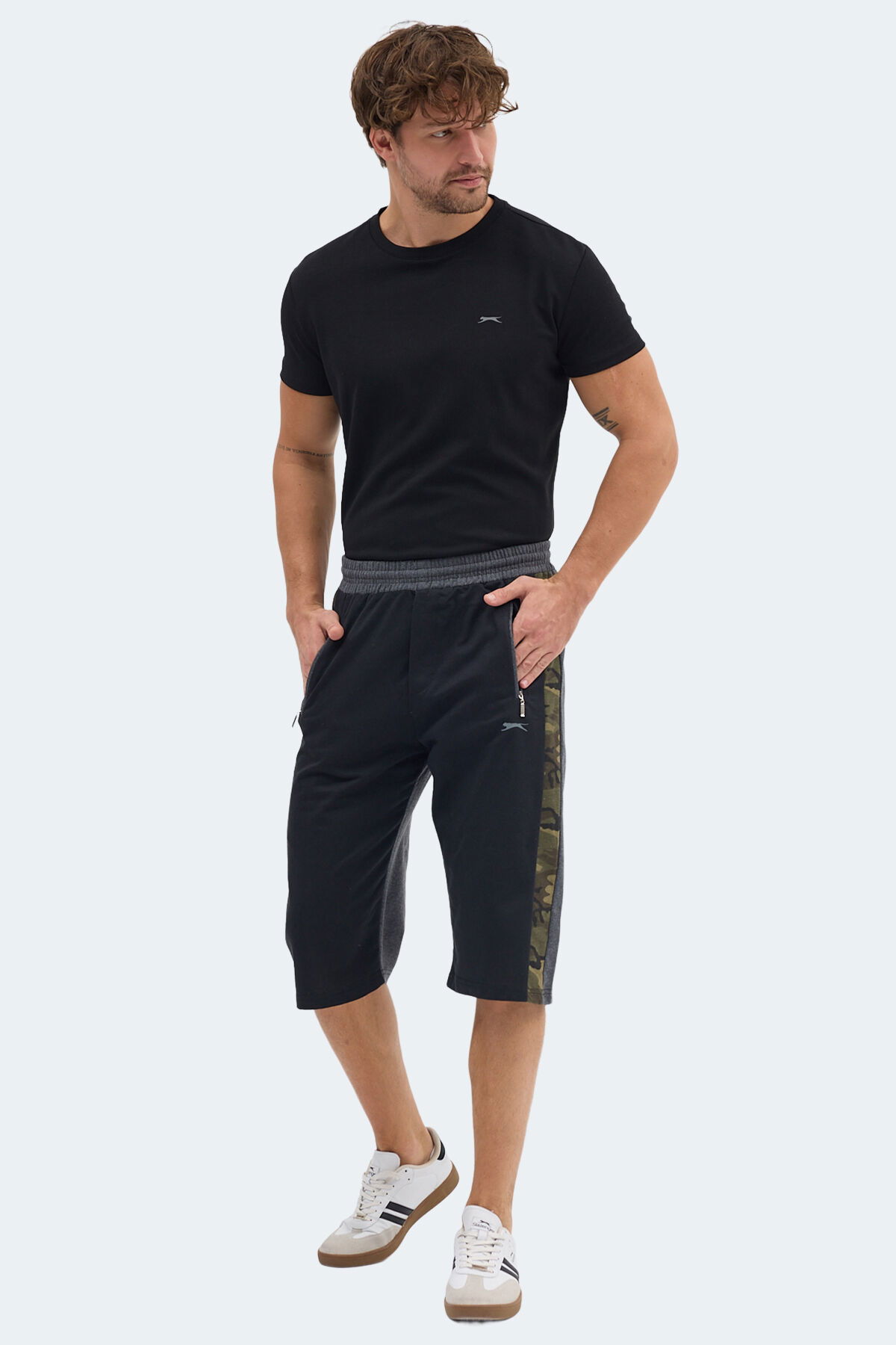 Slazenger NERO I Erkek Siyah Şort - Thumbnail