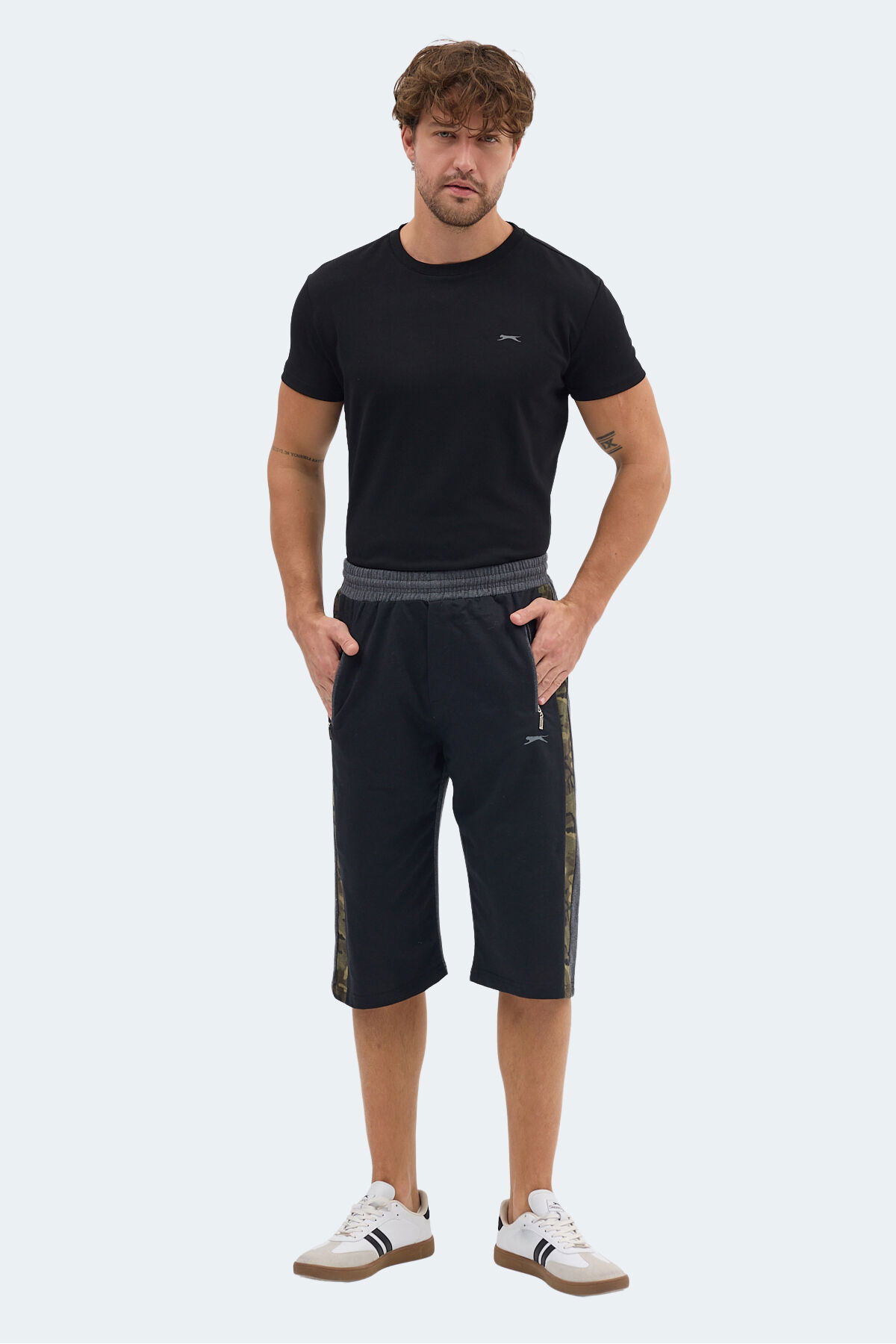 Slazenger NERO I Erkek Siyah Şort - Thumbnail