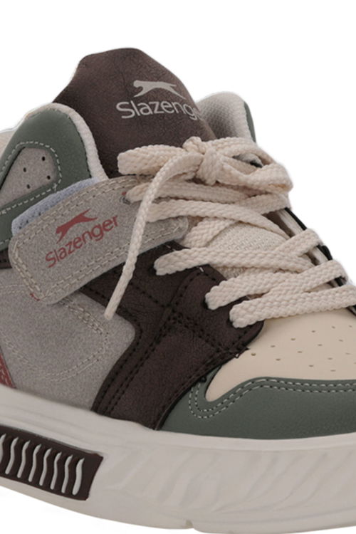 Slazenger NESS Erkek Çocuk Günlük Ayakkabı Beyaz / Yeşil