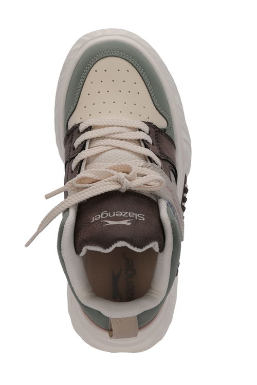 Slazenger NESS Erkek Çocuk Günlük Ayakkabı Beyaz / Yeşil