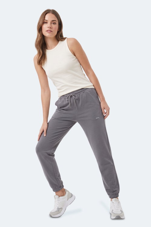 Slazenger NESSA I Kadın Koyu Gri Eşofman Altı