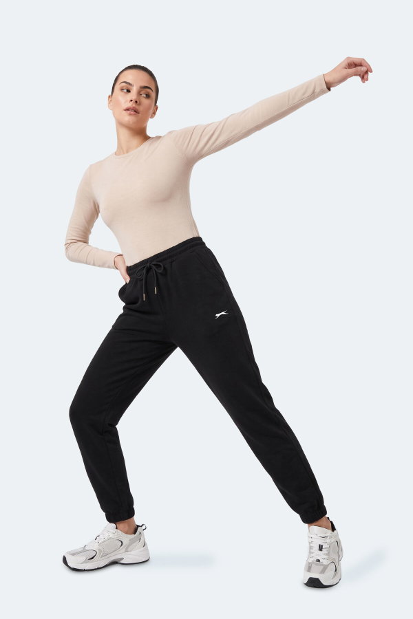 Slazenger NESSA I Kadın Siyah Eşofman Altı