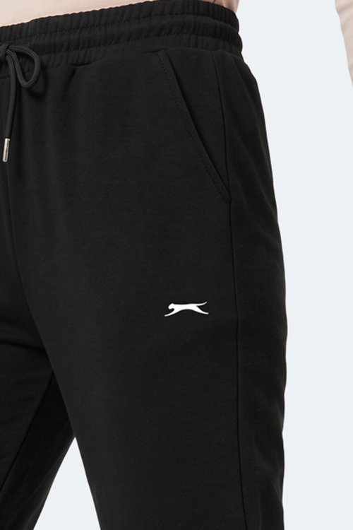 Slazenger NESSA I Kadın Cepli Siyah Eşofman Altı