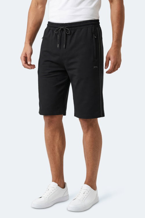 Slazenger NEYRA 2 Lİ SET Erkek Siyah - Koyu Gri Şort