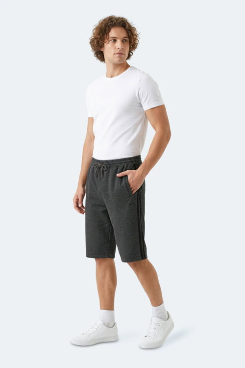 Slazenger NEYRA 2 Lİ SET Erkek Siyah - Koyu Gri Şort