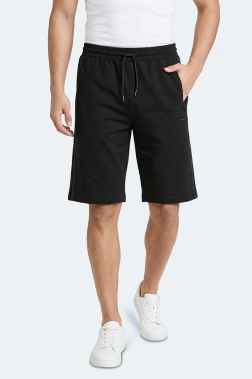 Slazenger NEYRA 2 Lİ SET Erkek Siyah - Koyu Gri Şort