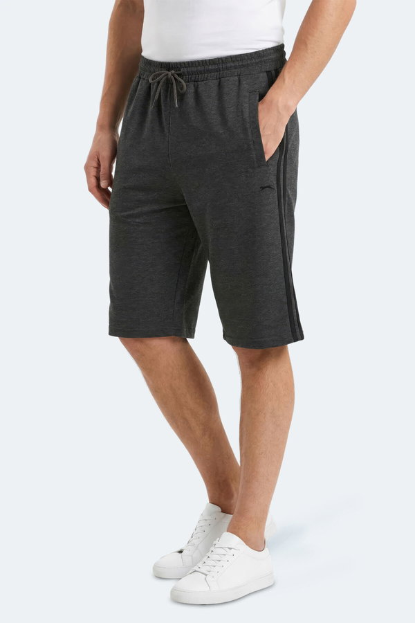 Slazenger NEYRA Erkek Kapri Koyu Gri Şort