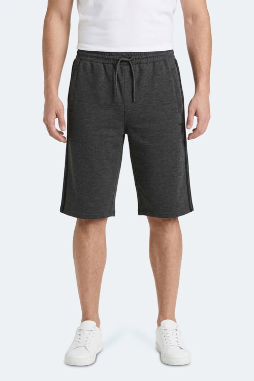 Slazenger NEYRA Erkek Kapri Koyu Gri Şort