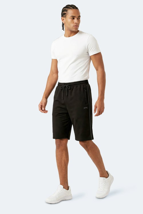 Slazenger NEYRA Erkek Kapri Siyah Şort