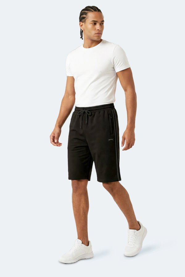 Slazenger NEYRA Erkek Kapri Siyah Şort