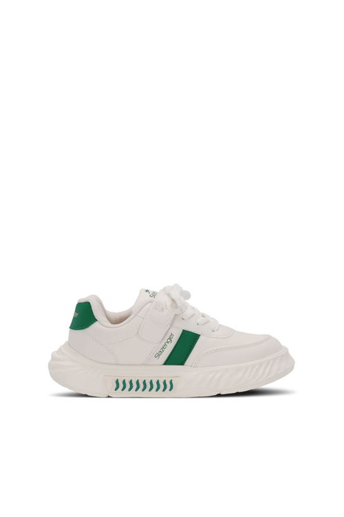 Slazenger NIGEL Unisex Çocuk Günlük Ayakkabı Beyaz / Yeşil