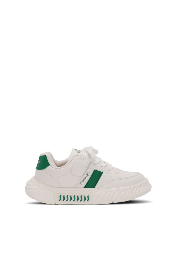 Slazenger NIGEL Unisex Çocuk Günlük Ayakkabı Beyaz / Yeşil
