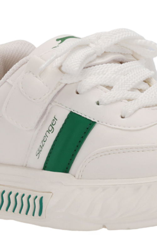 Slazenger NIGEL Unisex Çocuk Günlük Ayakkabı Beyaz / Yeşil