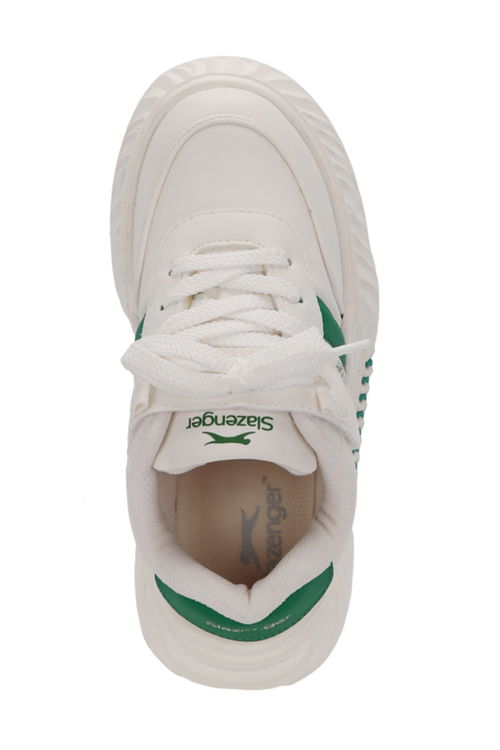 Slazenger NIGEL Unisex Çocuk Günlük Ayakkabı Beyaz / Yeşil