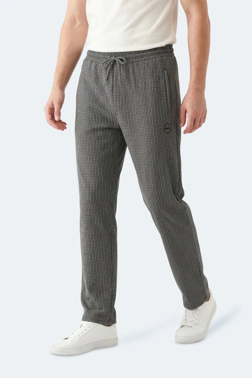 Slazenger NIKITA 2 Lİ SET Erkek Siyah - Bej Eşofman Altı