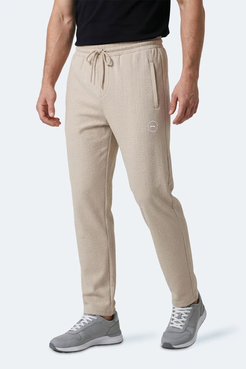 Slazenger NIKITA 2 Lİ SET Erkek Siyah - Bej Eşofman Altı