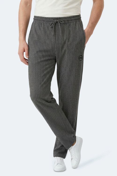 Slazenger NIKITA Erkek Cepli Siyah Pantolon