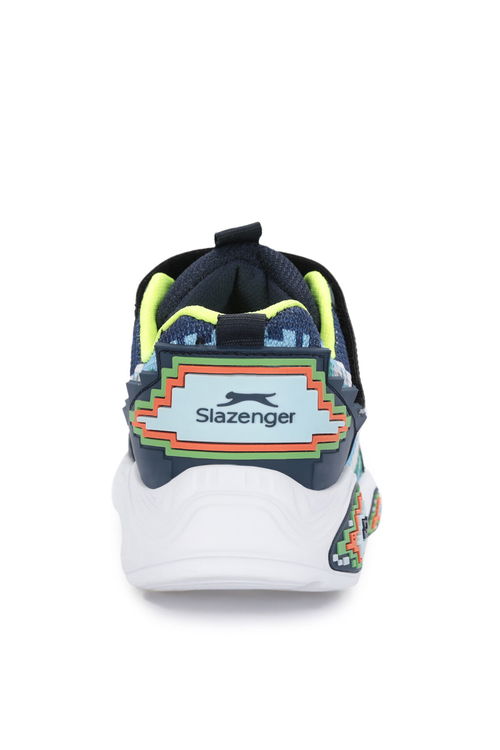 Slazenger NINJA Erkek Çocuk Navy / Green Günlük Spor Ayakkabısı