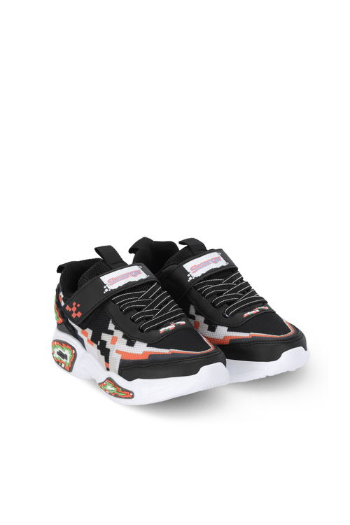 Slazenger NINJA Erkek Çocuk Siyah / Turuncu Günlük Spor Ayakkabısı