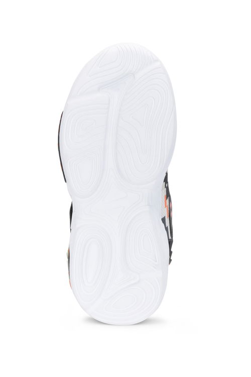 Slazenger NINJA Erkek Çocuk Siyah / Turuncu Günlük Spor Ayakkabısı