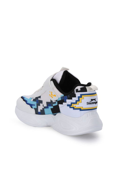 Slazenger NINJA Unisex Çocuk Beyaz / Lacivert Günlük Spor Ayakkabısı