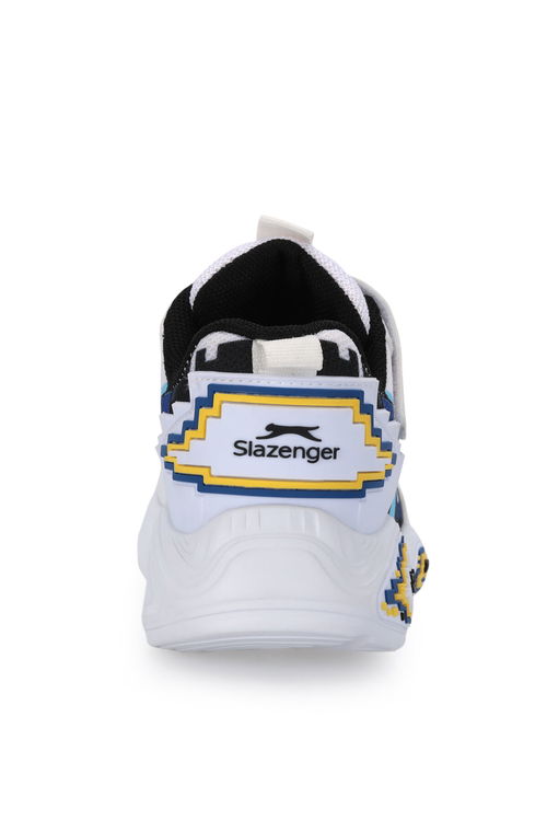 Slazenger NINJA Unisex Çocuk Beyaz / Lacivert Günlük Spor Ayakkabısı