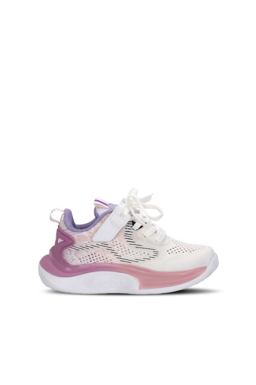 Slazenger NITRO Kız Çocuk Beyaz / Lila Günlük Spor Ayakkabısı