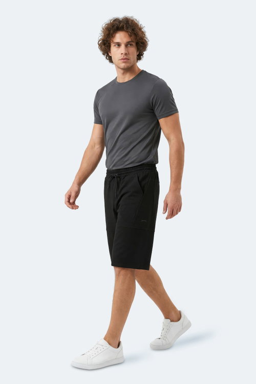 Slazenger NOCTURA 2 Lİ SET Erkek Siyah - Gri Şort