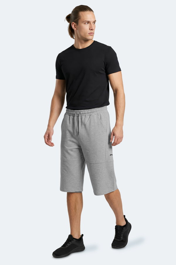 Slazenger NOCTURA Erkek Kapri Gri Şort