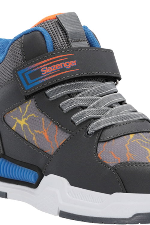 Slazenger NOMINAL Çocuk Koyu Gri / Turuncu Günlük Spor Ayakkabısı